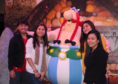 An evening @ the Festival: Photoshoot in Obelix &amp; Asterix booth